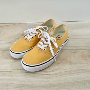 Vans Core Classic Skate Shoes Yellow/Gold